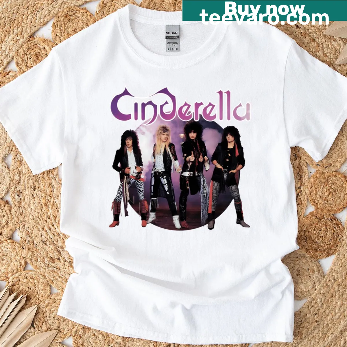 Retro Chiderella t-shirt celebrating 80s style for fans — on a men's t-shirt