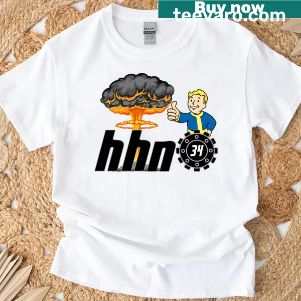 T-shirt featuring Hhn34 Fallout House graphic