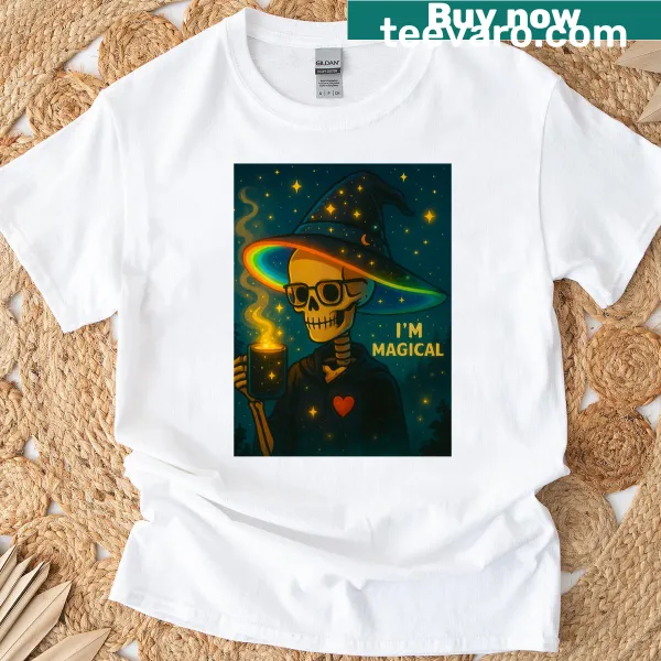 Whimsical t-shirt with the phrase 'I'm Magical'
