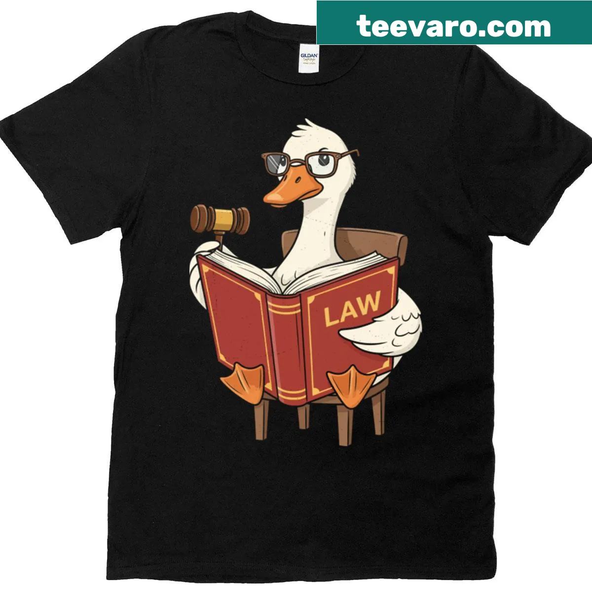 Funny t-shirt declaring 'Im Not A Goose Im A Lawyer' — on a men's t-shirt