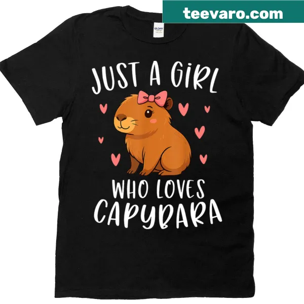 Funny t-shirt for capybara lovers featuring a cute graphic
