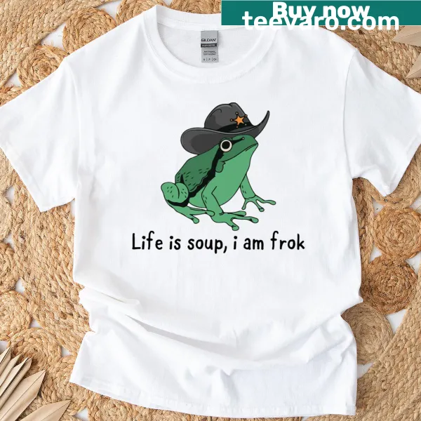 Playful typography T-shirt with humorous phrase