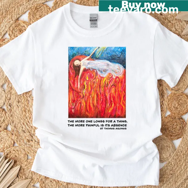 Sarcastic t-shirt with bold text about longing