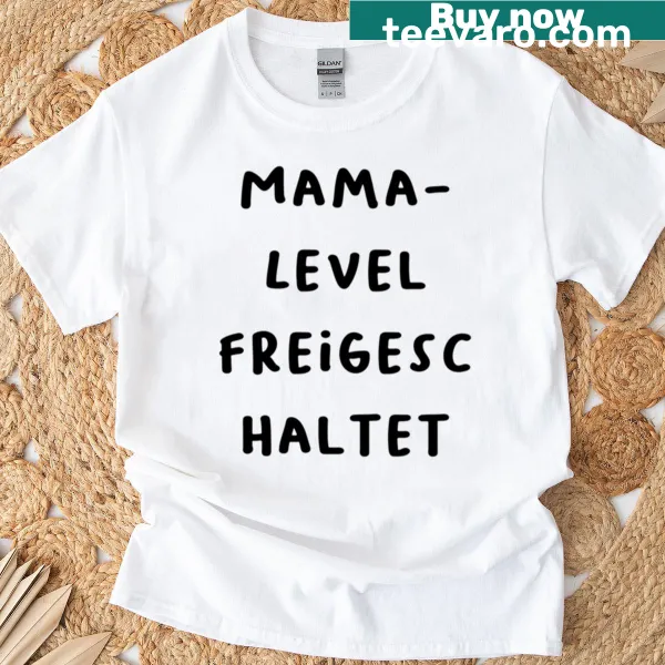 Funny German gamer mom graphic on a t-shirt