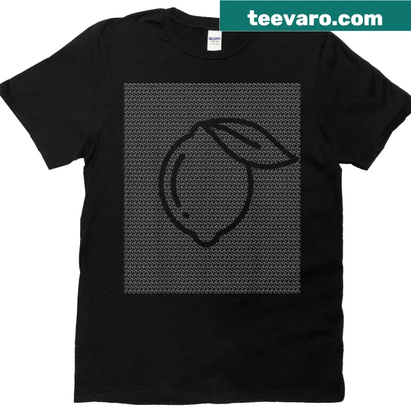 T-shirt with playful text 'Never Enough Lemons' in bold typography