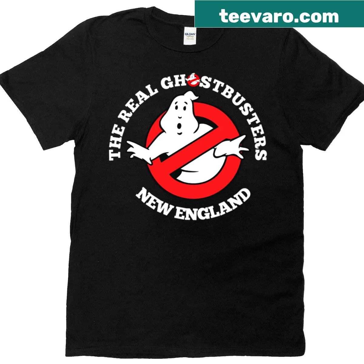 Typographic design celebrating New England on a T-shirt — on a men's t-shirt