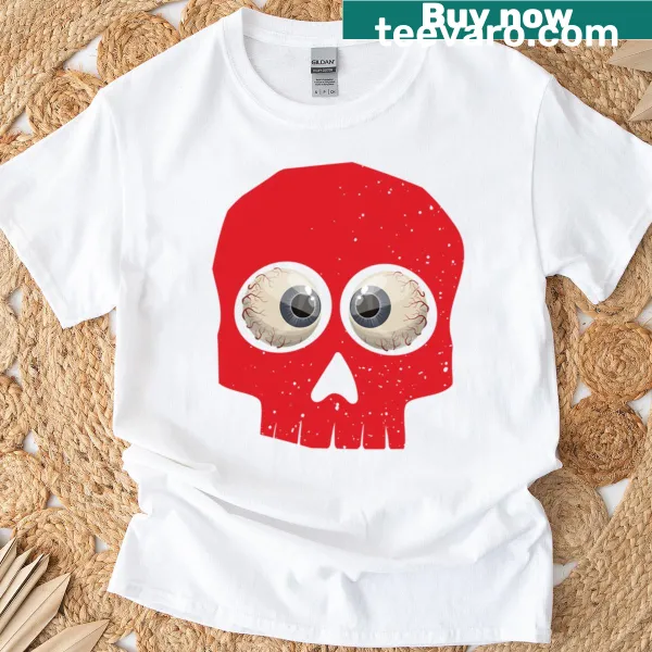Bold Pop Art Skull graphic T-shirt