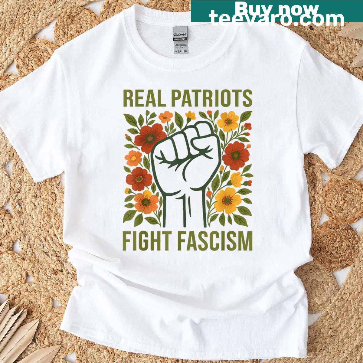 Bold text about freedom and equality on a patriotic T-shirt — on a men's t-shirt