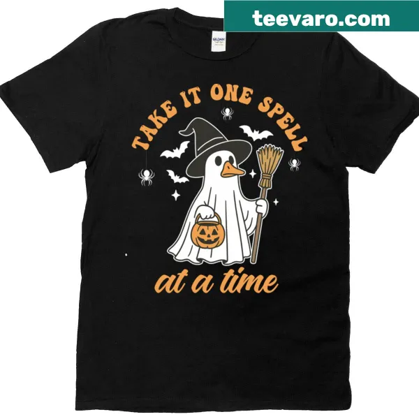 Charming 'Take It One Spell At A Time' design graphic tee