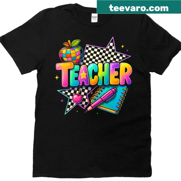 Inspirational teacher life T-shirt with a motivational message