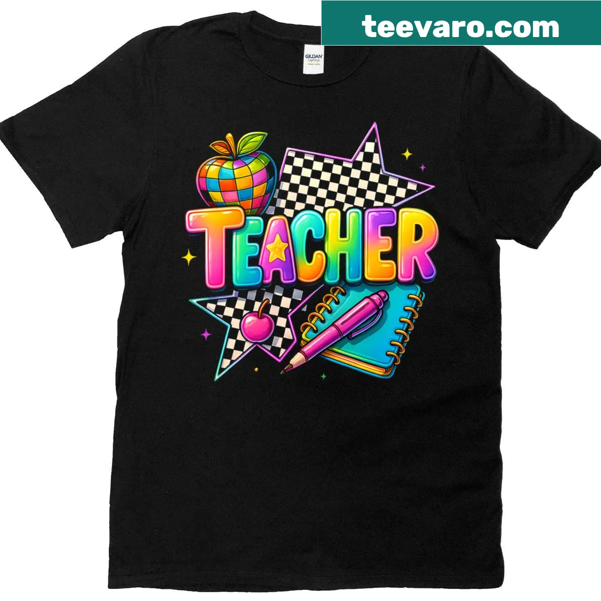 Inspirational teacher life T-shirt with a motivational message — on a men's t-shirt