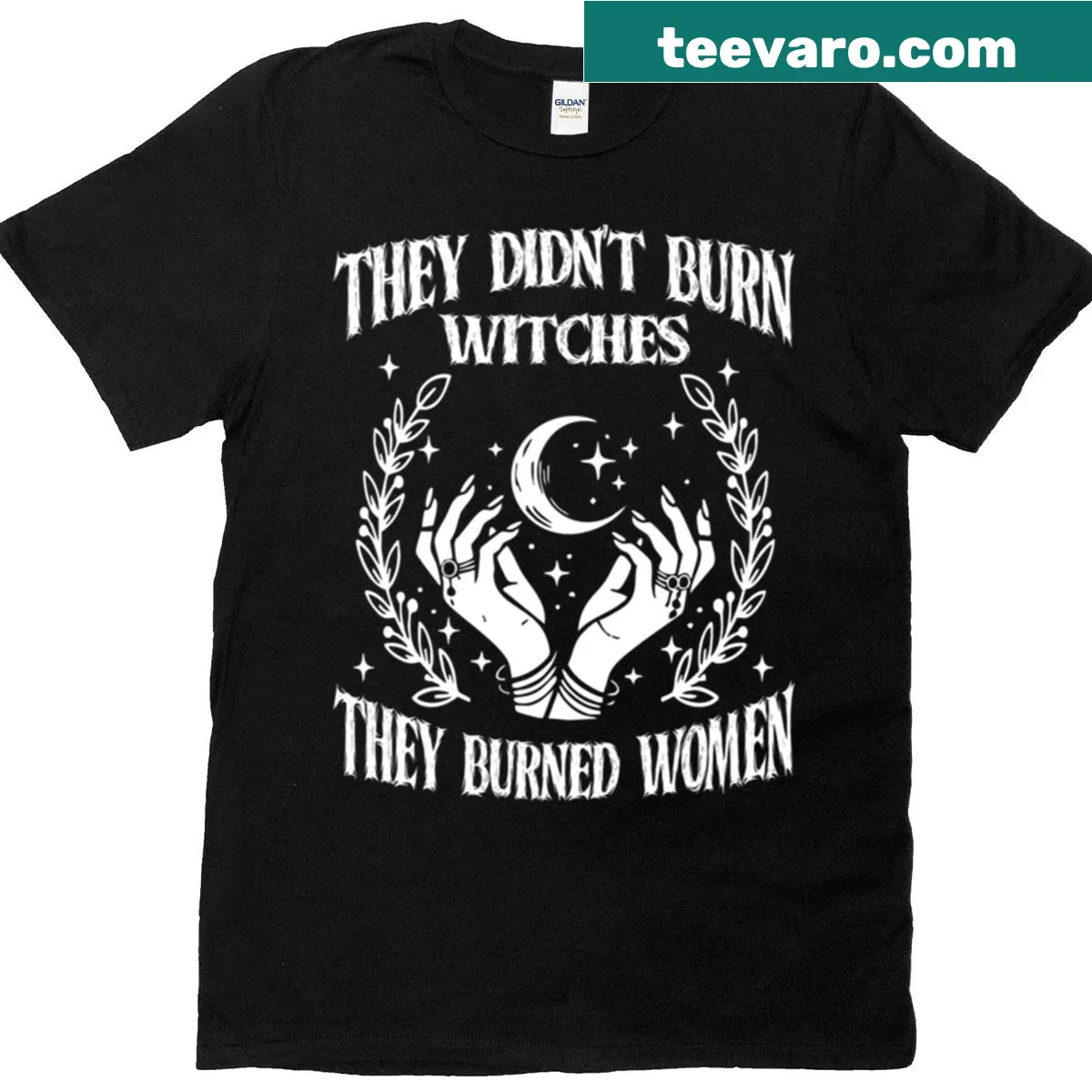 Bold t-shirt with the phrase about women's rights and historical struggles — on a men's t-shirt