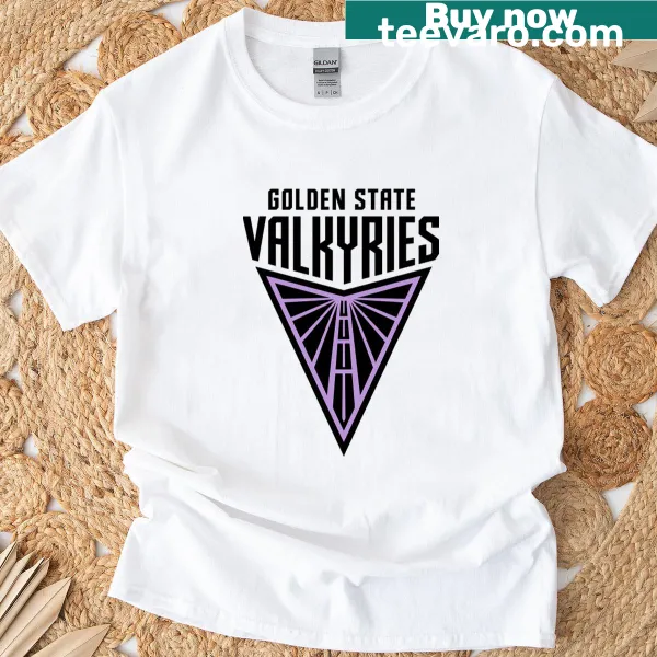 WNBA Golden State Valkyries logo t-shirt for female fans