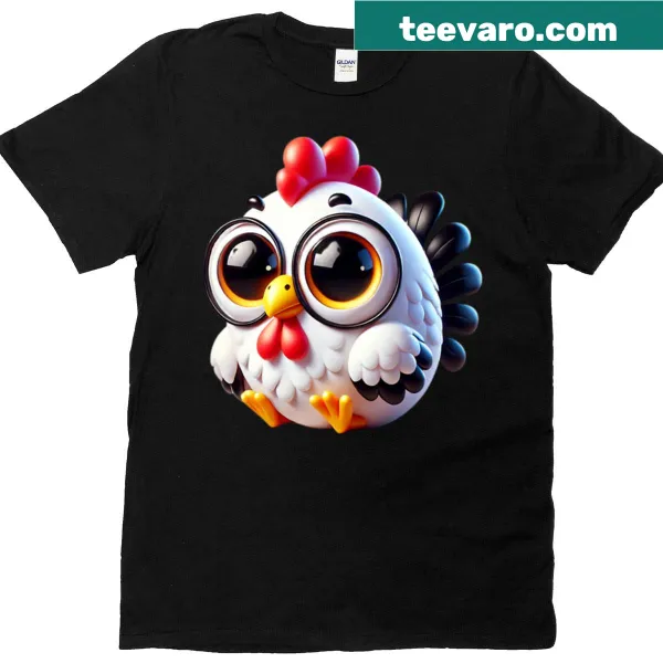 Illustration of a Sussex chicken on a t-shirt
