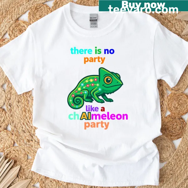 Oversized t-shirt with minimalist 'Chaimeleon' typography