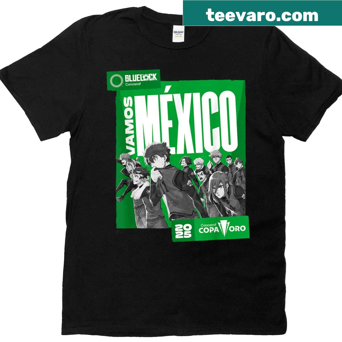 Team Z graphic for Blue Lock and Concacaf Gold Cup 2025 — on a men's t-shirt