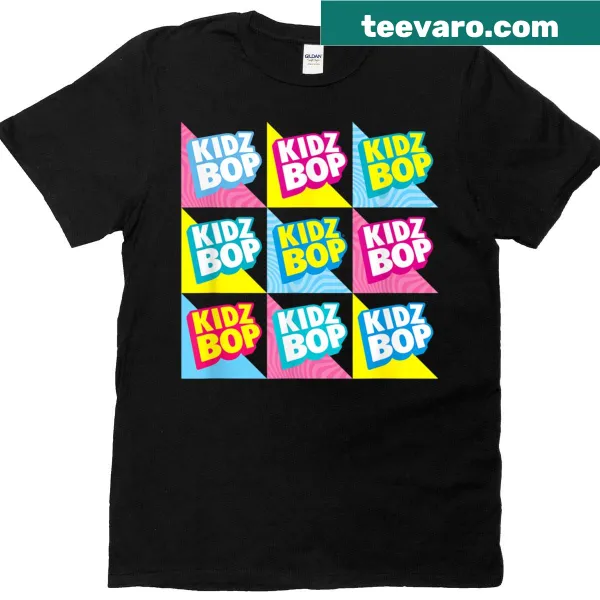 Illustrated Kidz Bop themed design T-shirt for kids