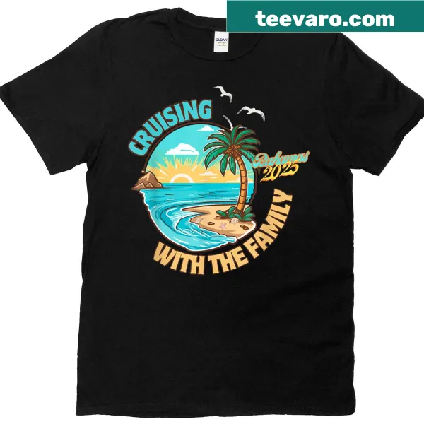Matching T-shirt for family summer vacation cruising