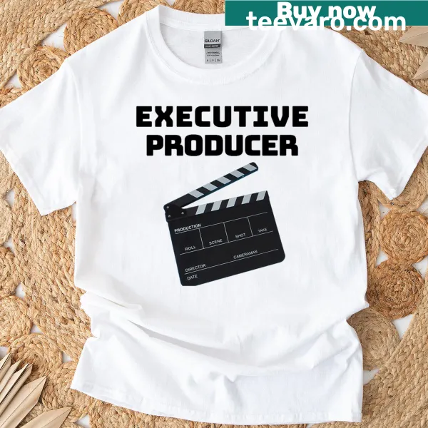 Text design stating Executive Producer on T-shirt