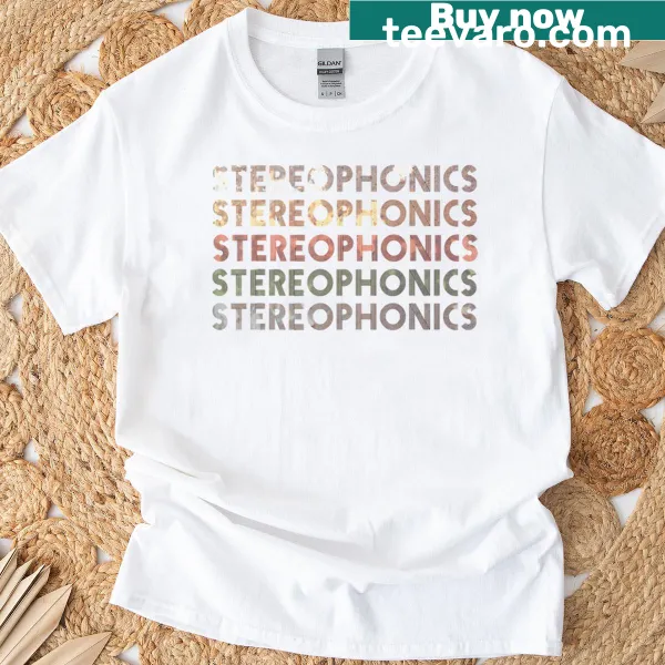 Personalized T-shirt with a love heart and Stereophonics theme