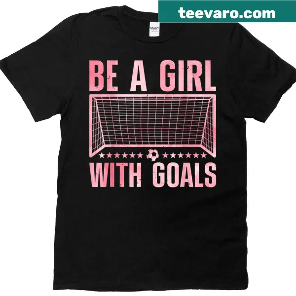 Soccer-themed T-shirt with fun artwork for women