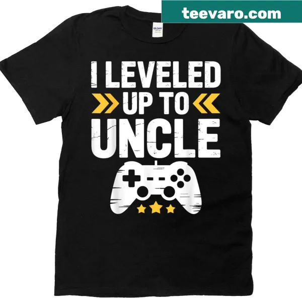 Text design celebrating 'New Promoted To Uncle'