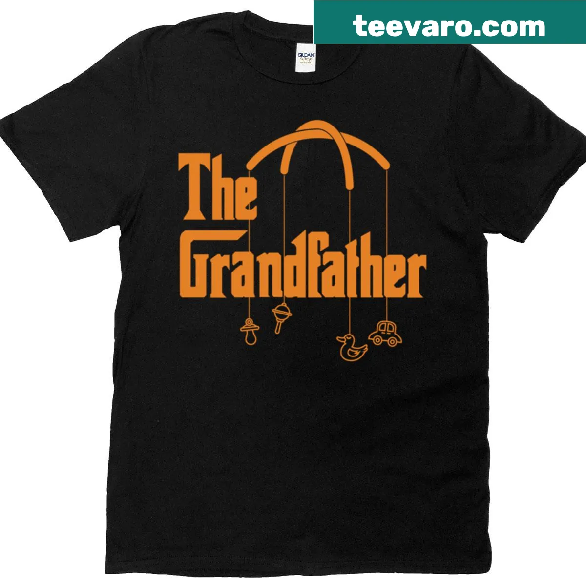 Funny quote design for grandfathers on T-shirt — on a men's t-shirt
