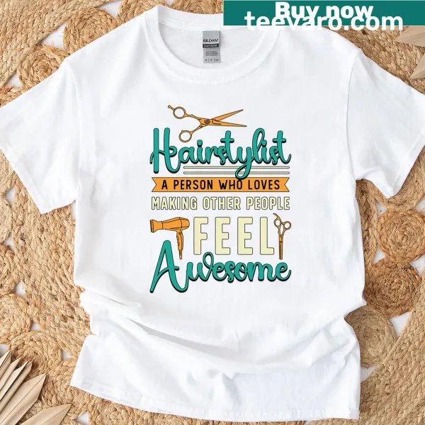 Typography design saying 'A Person Who Loves Making Hair' for hairstylists