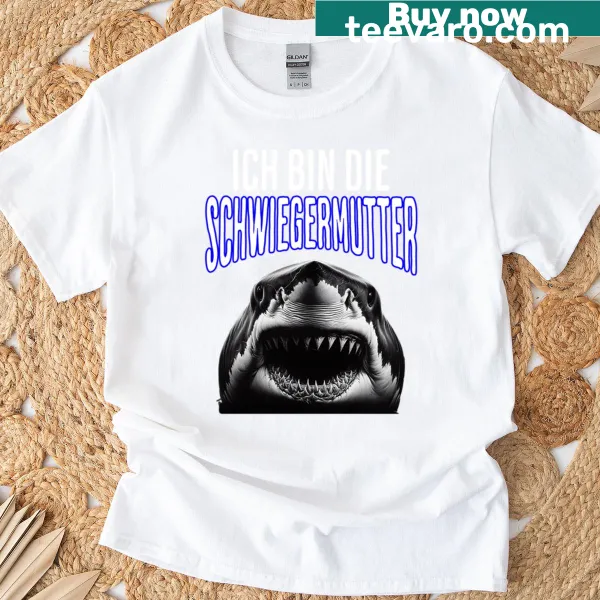 Text design: 'I Am The Mother-in-law' on a t-shirt