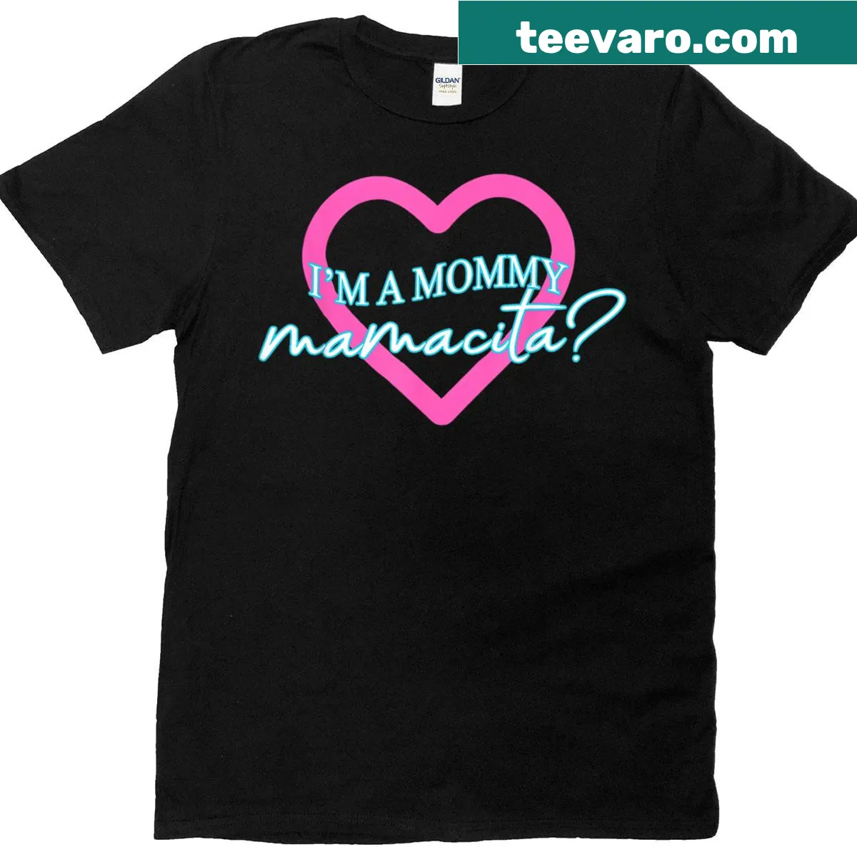 Funny mom tee with the phrase 'I'm A Mommy Mamacita.' — on a men's t-shirt