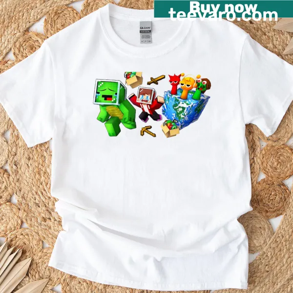 Gaming-themed t-shirt featuring names from a gaming group