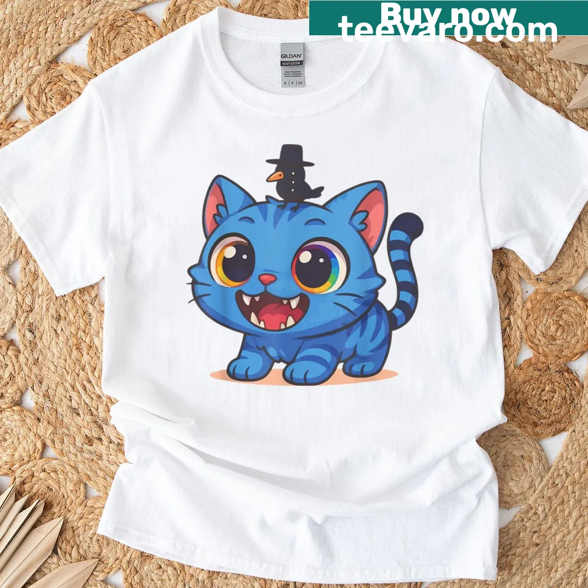 K-pop themed graphic T-shirt with playful design — on a men's t-shirt