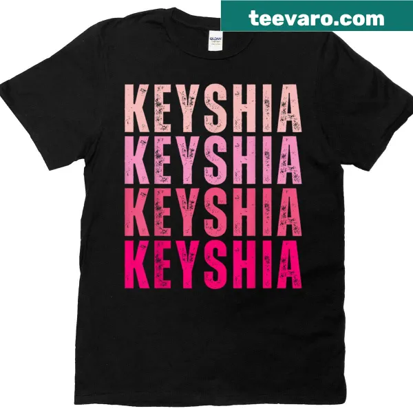 Personalized vintage t-shirt with 'I Love Keyshia' text
