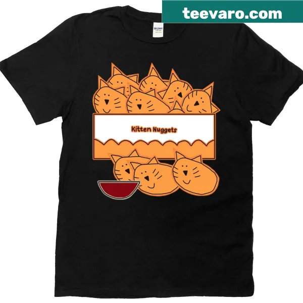 Cute kitten-themed t-shirt featuring adorable kittens