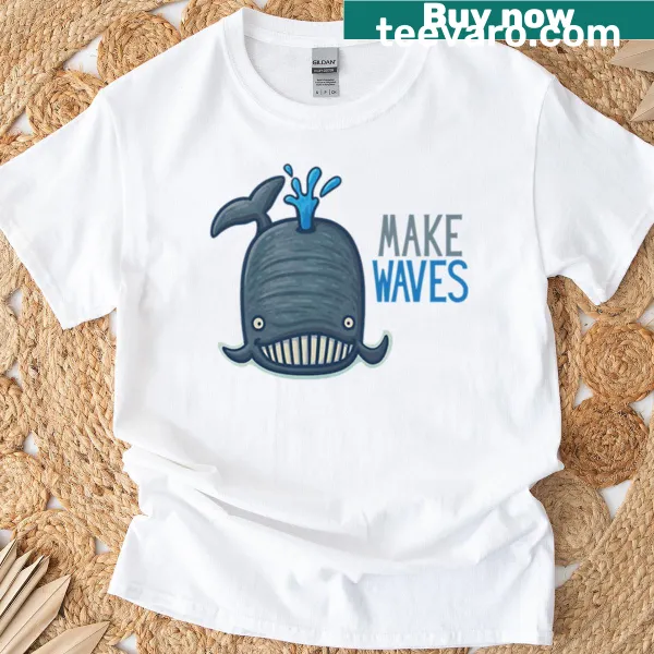 Cute cartoon ocean animal design T-shirt