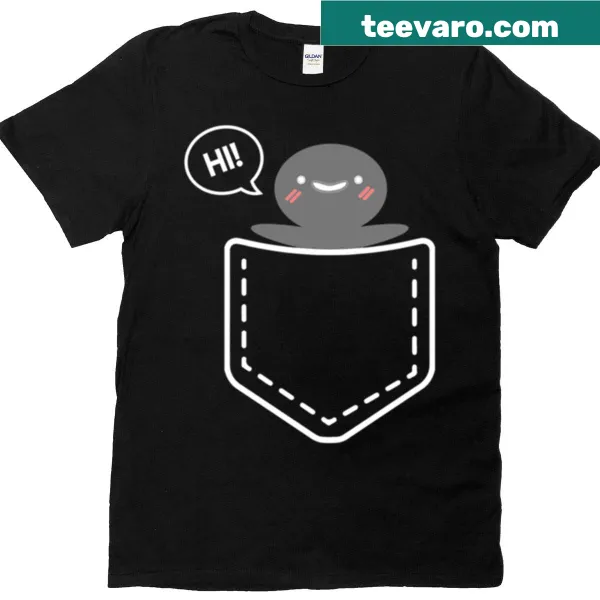 Minimalist hi graphic t-shirt in a clean style