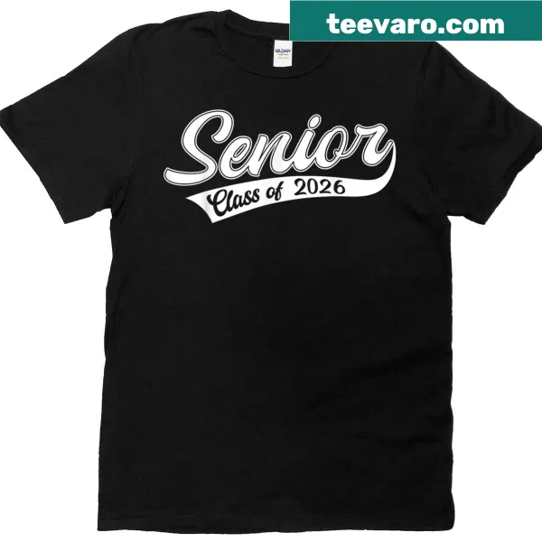 T-shirt for seniors with 'Senior 2026' text design