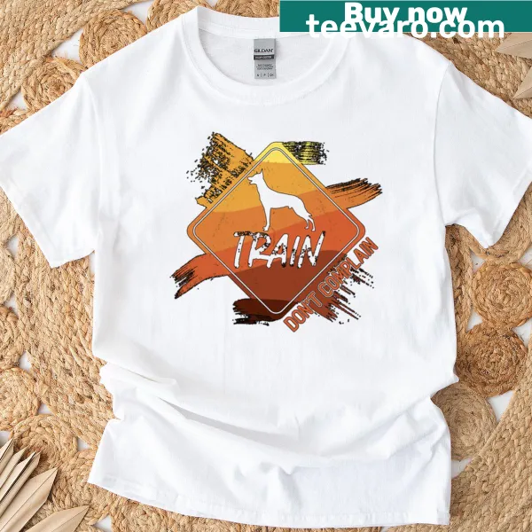 Service dog trainer t-shirt with motivational text