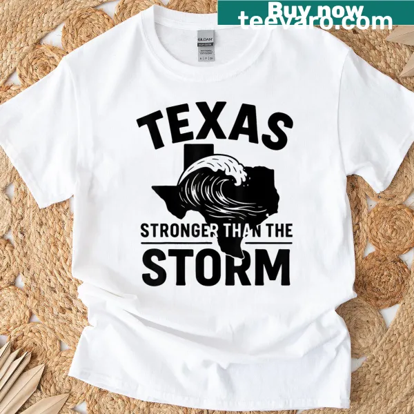 Texas Strong t-shirt with bold typography for Texas pride