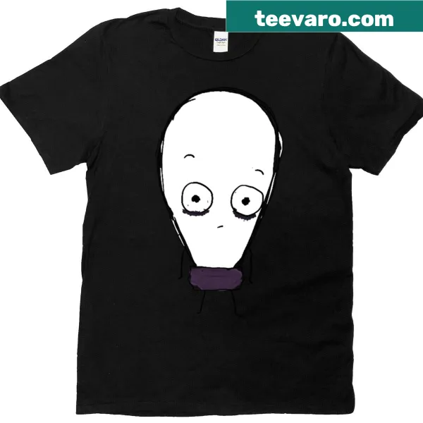 Whimsical character 'Bulby' graphic on a T-shirt