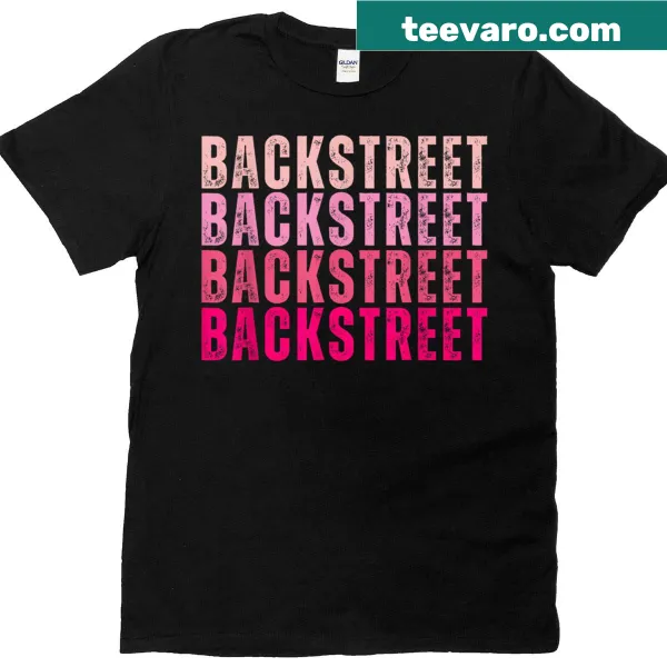 Vintage-style t-shirt with personalized name and Backstreet Boys design