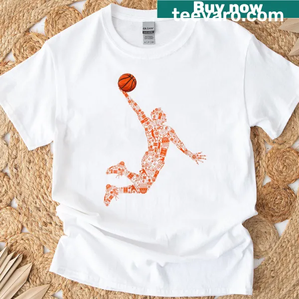Funny women's basketball fan T-shirt with playful phrase