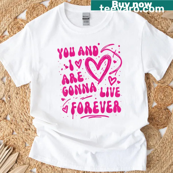Funny couple's tee with personalized text about love and memes