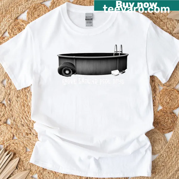 Pool-themed typography graphic T-shirt