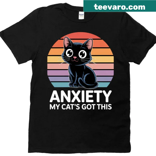 Cute kitten graphic t-shirt with a positive message for cat lovers