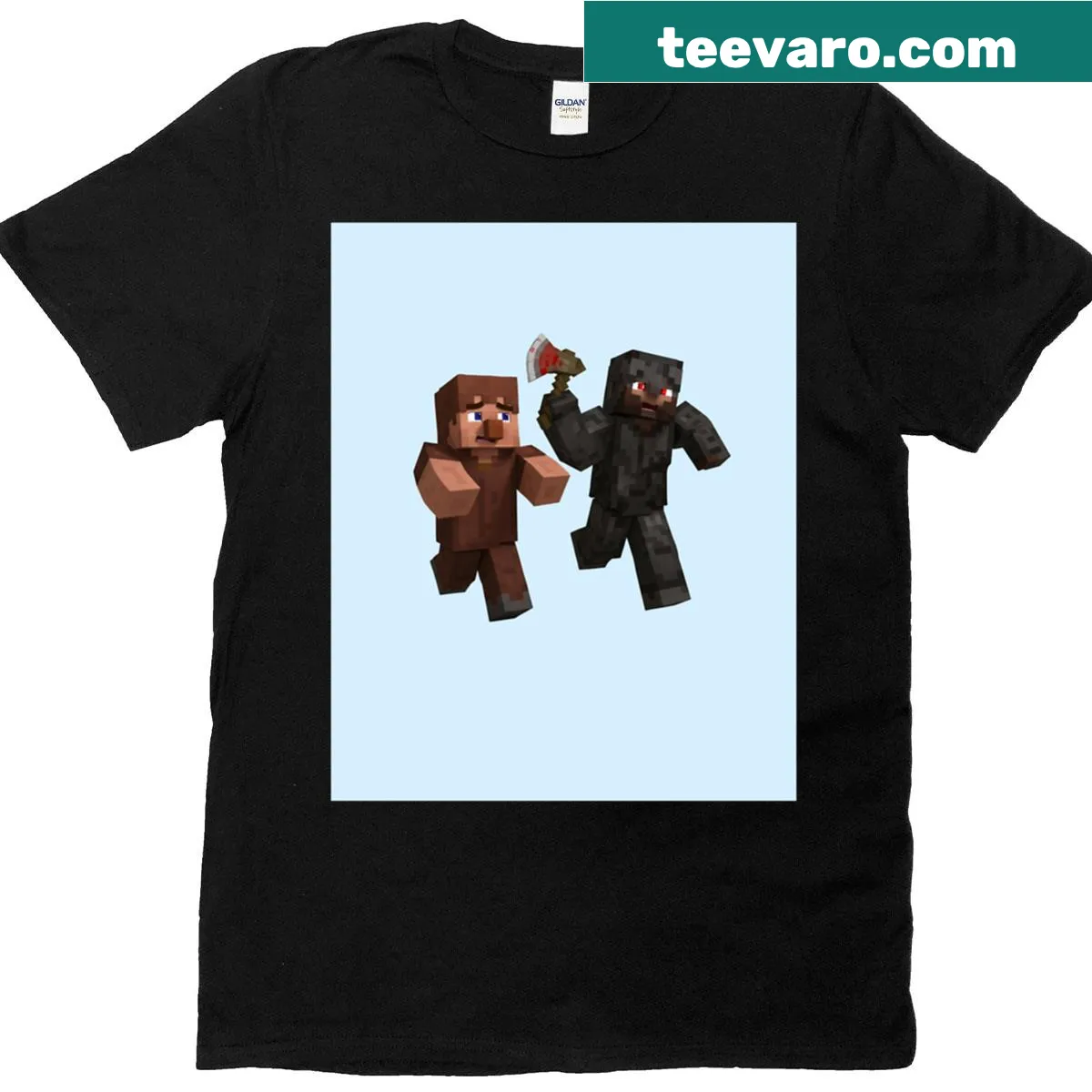 Blocky graphic T-shirt with a fierce and edgy design. — on a men's t-shirt