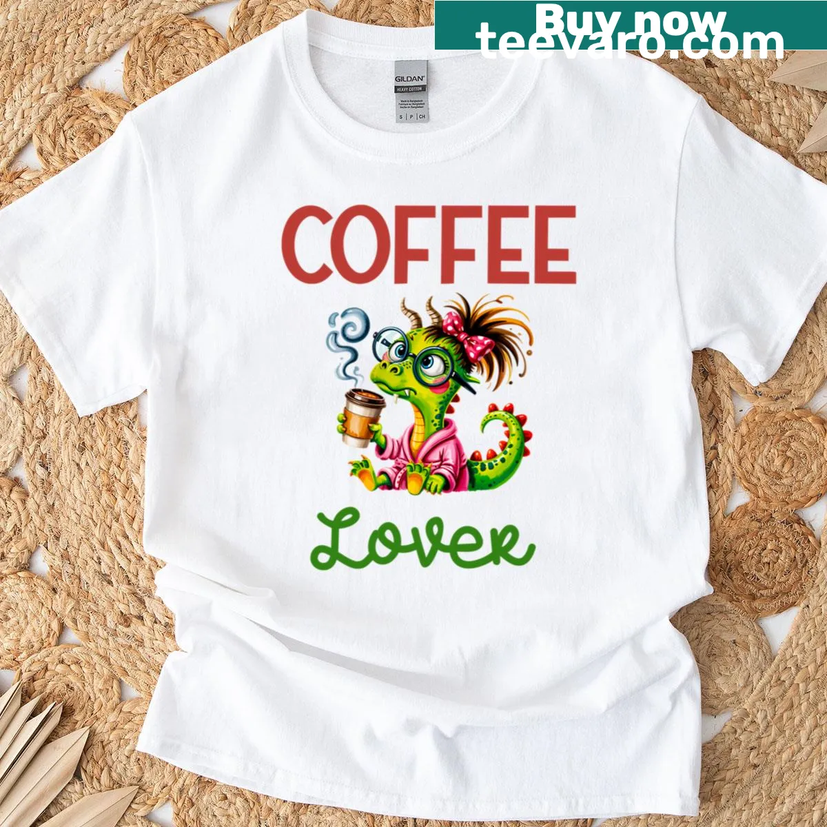 Typography design celebrating coffee culture on a coffee lover t-shirt. — on a men's t-shirt