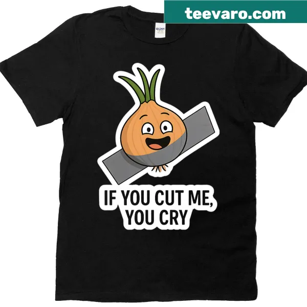 Playful Emotional Onion t-shirt with whimsical typography design