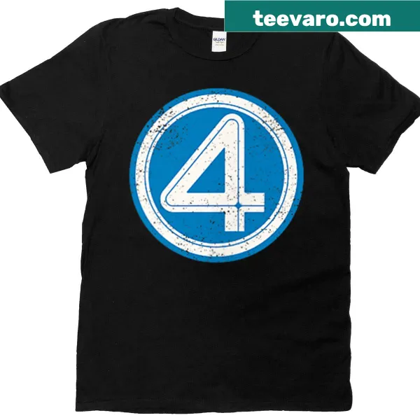 Nostalgic T-shirt featuring the Fantastic Four group