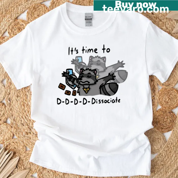Oversized T-shirt with a raccoon fighting demons illustration